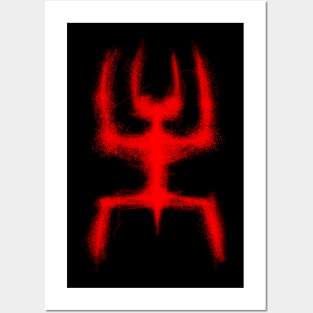 devil symbol Posters and Art